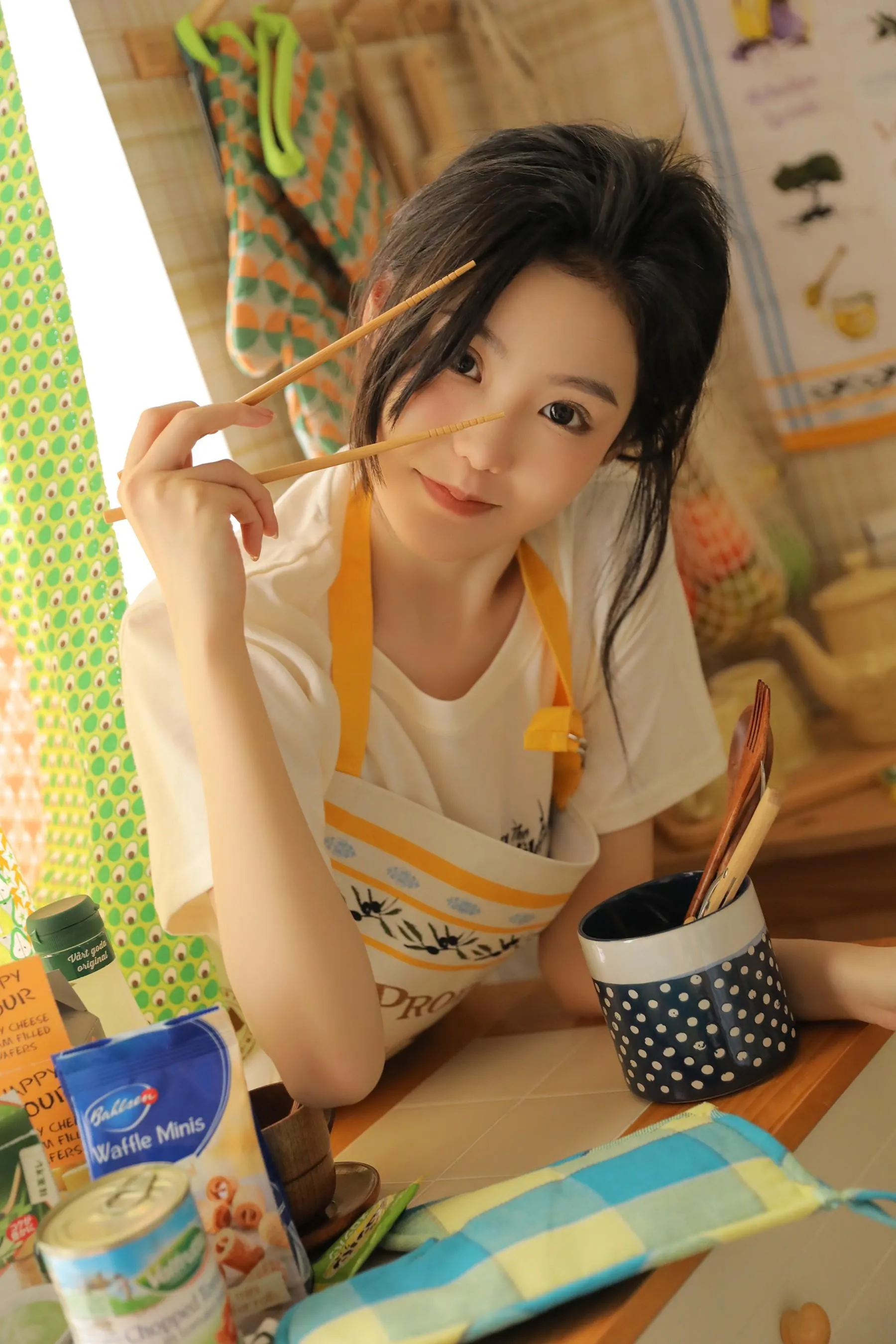 [YITUYU艺图语]2022.07.07 橙味小厨娘 苡萱mua [43P]插图7
